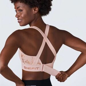 Shefit Women's Adjustable Blush Sports Bra